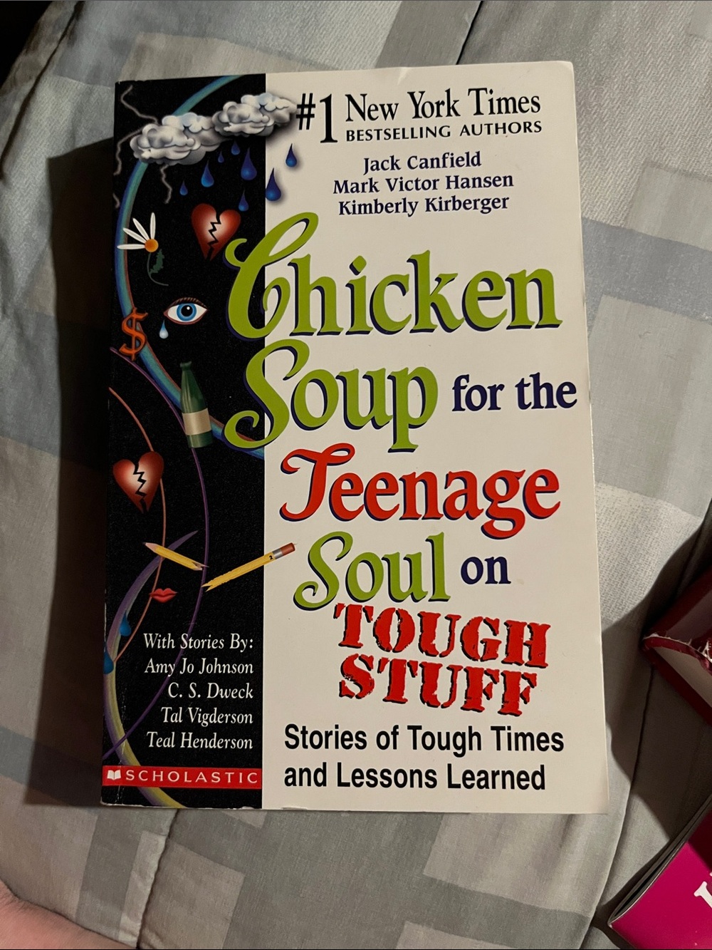 Chicken Soup for the Teenage Soul on Tough Stuff - White/Green/Red Cover